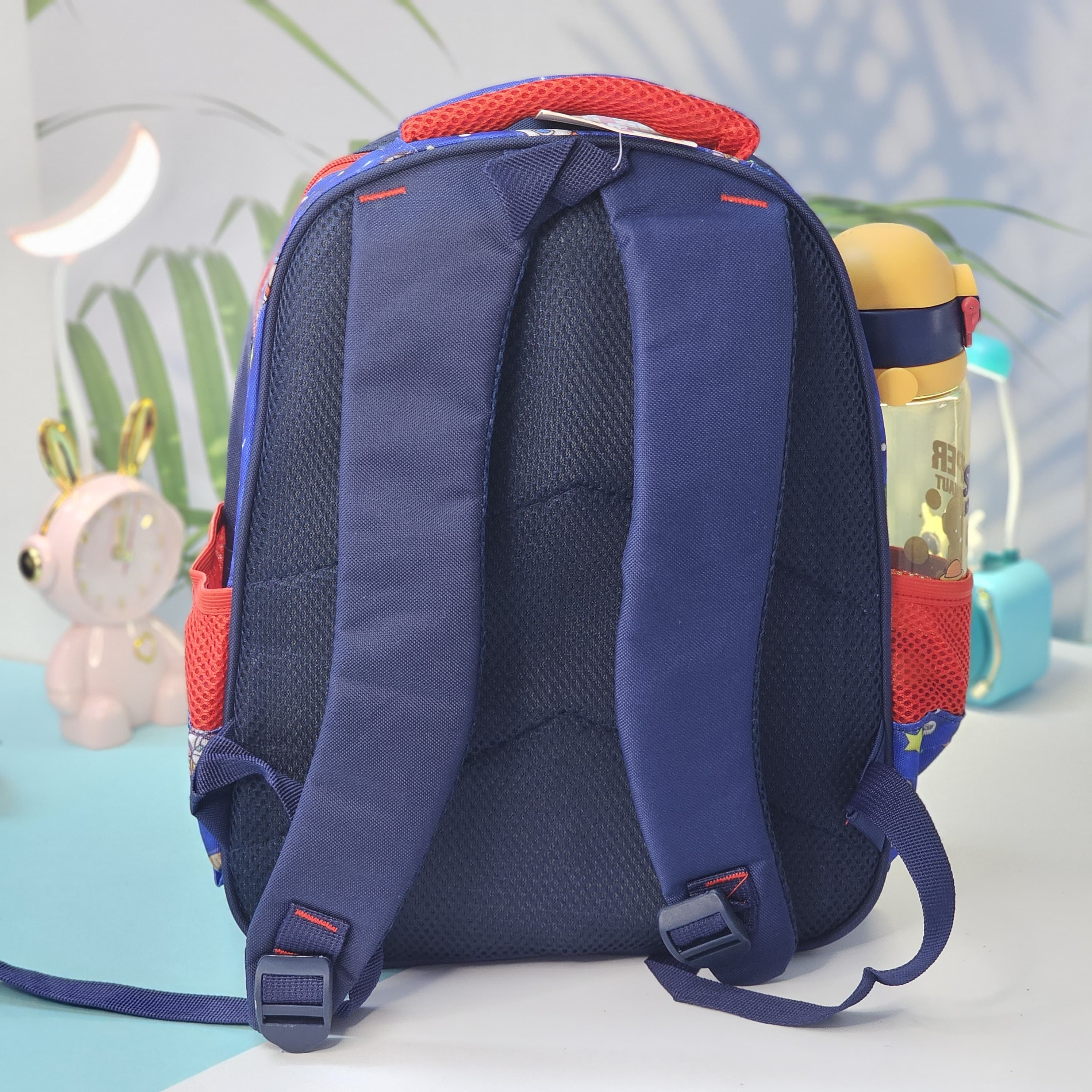 Usmile Toys cartoon children's backpack, an Iron Man themed school bag for kids, designed with bright colors and a durable material." www.usmile.toys